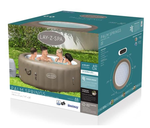 Bestway Lay-Z-Spa Palm Springs AirJet Jacuzzi 196 x 71 cm - 1018230 - zdjęcie 3